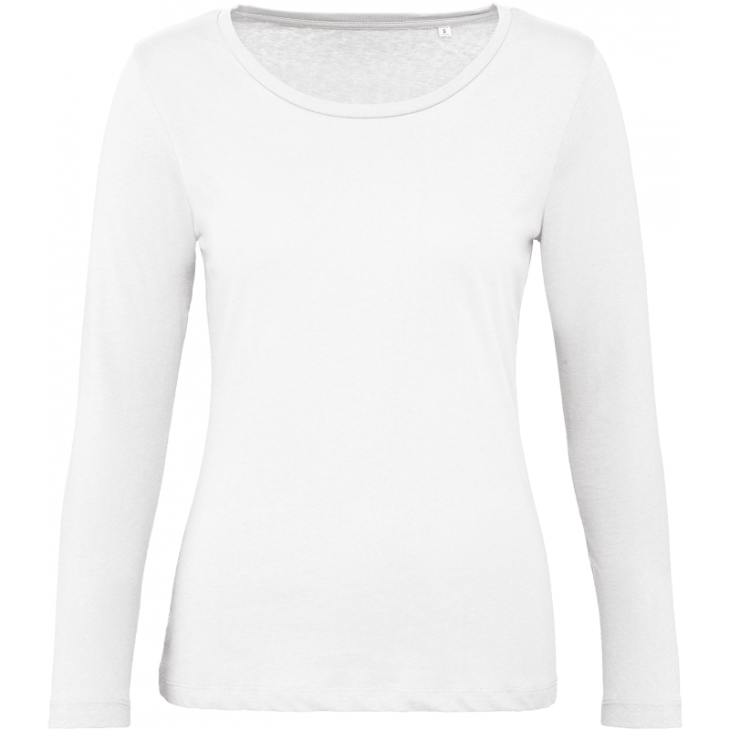 T-shirt bio femme manches longues