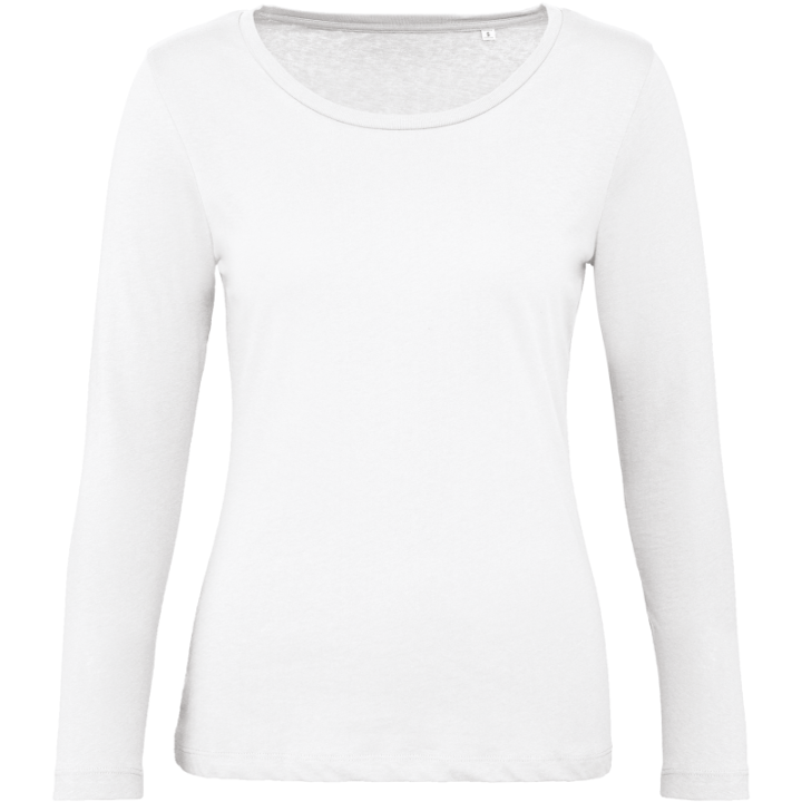 T-shirt bio femme manches longues