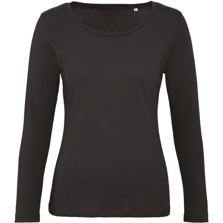 T-shirt bio femme manches longues