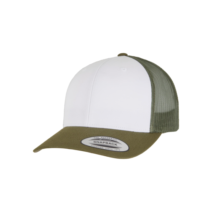 Casquette retro trucker colored front