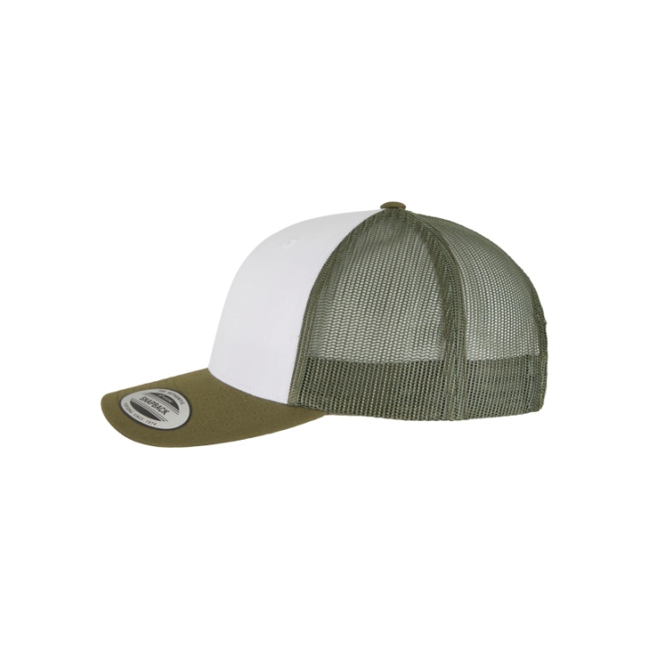 Casquette retro trucker colored front