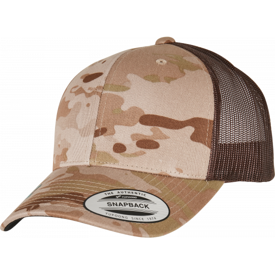 Casquette retro trucker multicam confort et respirante