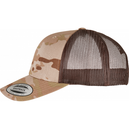 Casquette retro trucker multicam confort et respirante