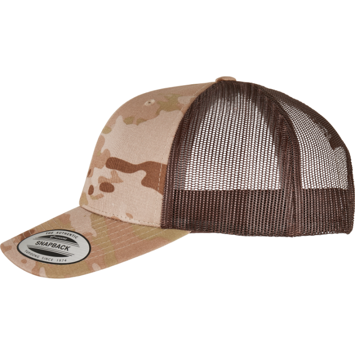 Casquette retro trucker multicam confort et respirante