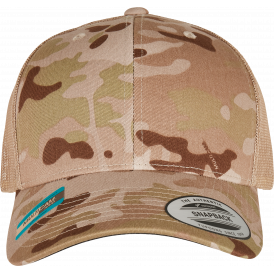 Casquette retro trucker multicam confort et respirante