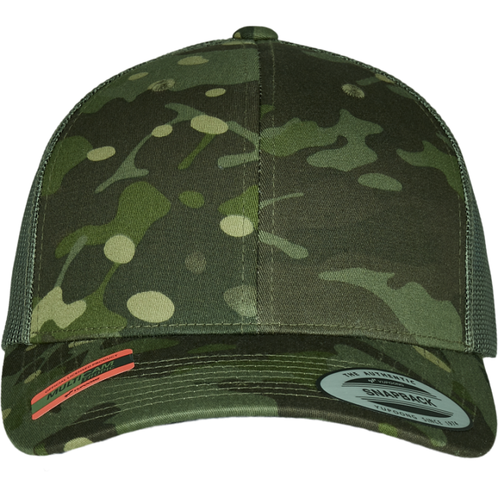 Casquette retro trucker multicam confort et respirante