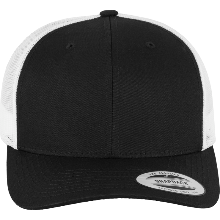 Casquette retro trucker bicolore