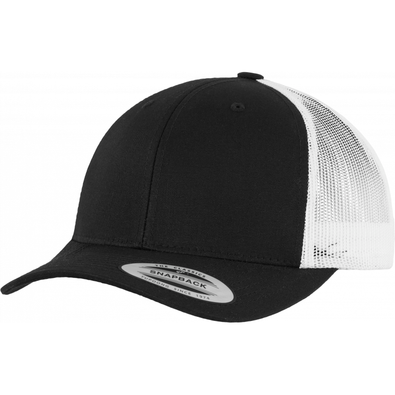 Casquette retro trucker bicolore