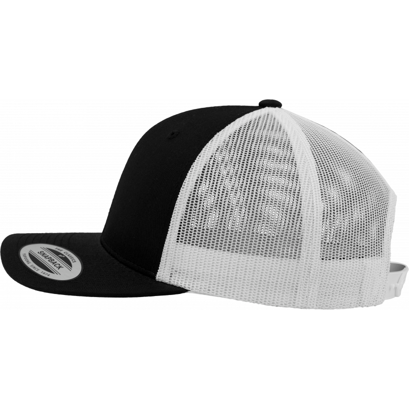Casquette retro trucker bicolore