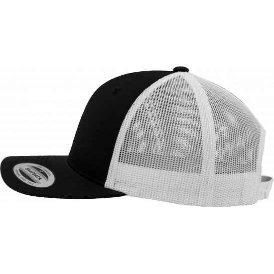 Casquette retro trucker bicolore