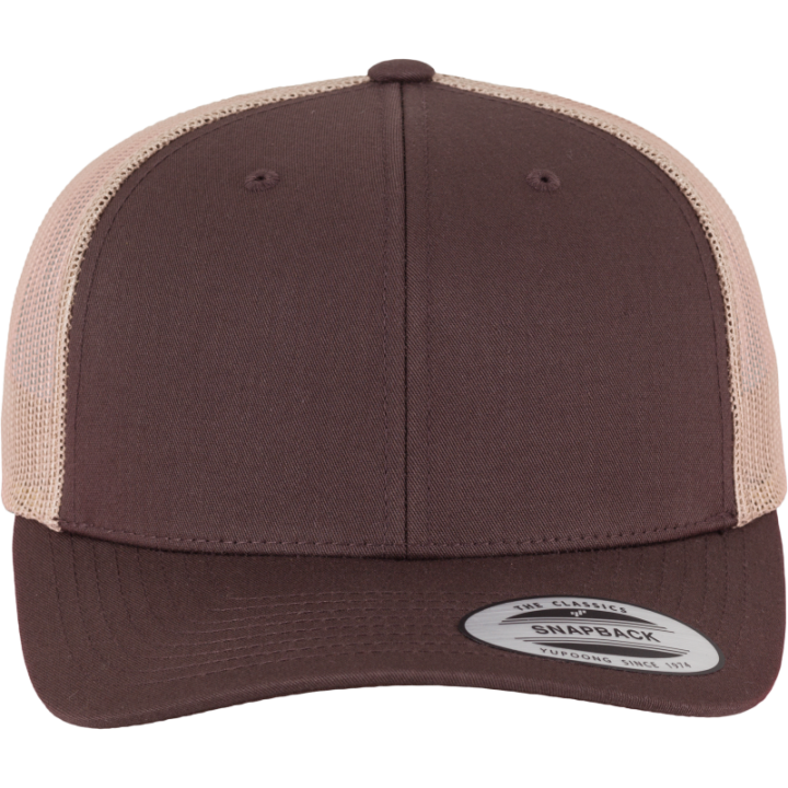 Casquette retro trucker bicolore