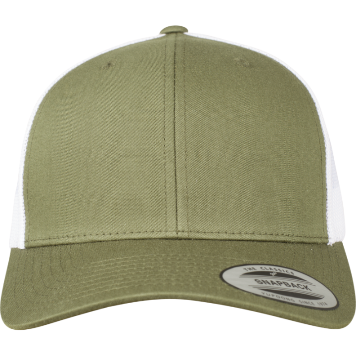 Casquette retro trucker bicolore
