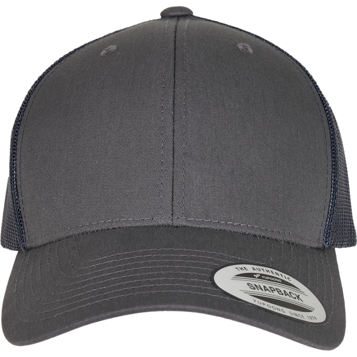 Casquette retro trucker bicolore