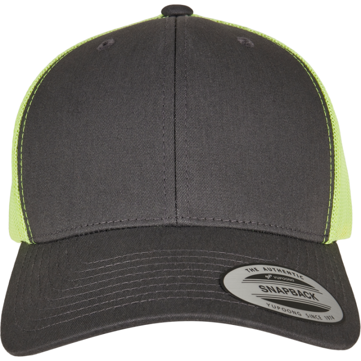 Casquette retro trucker bicolore