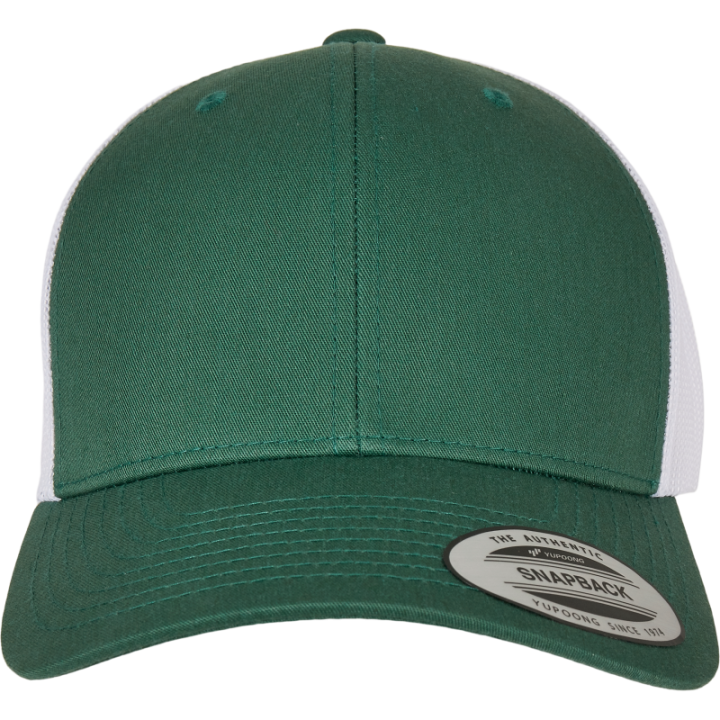 Casquette retro trucker bicolore