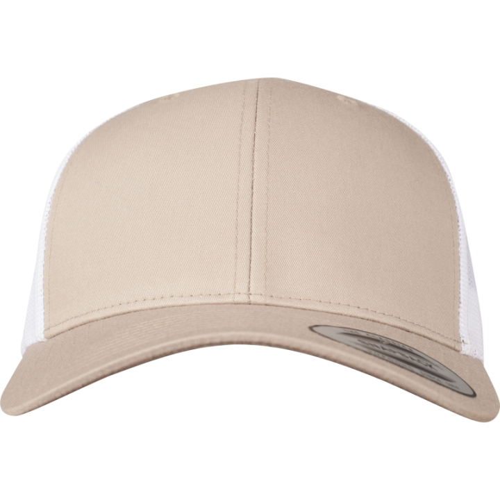Casquette retro trucker bicolore