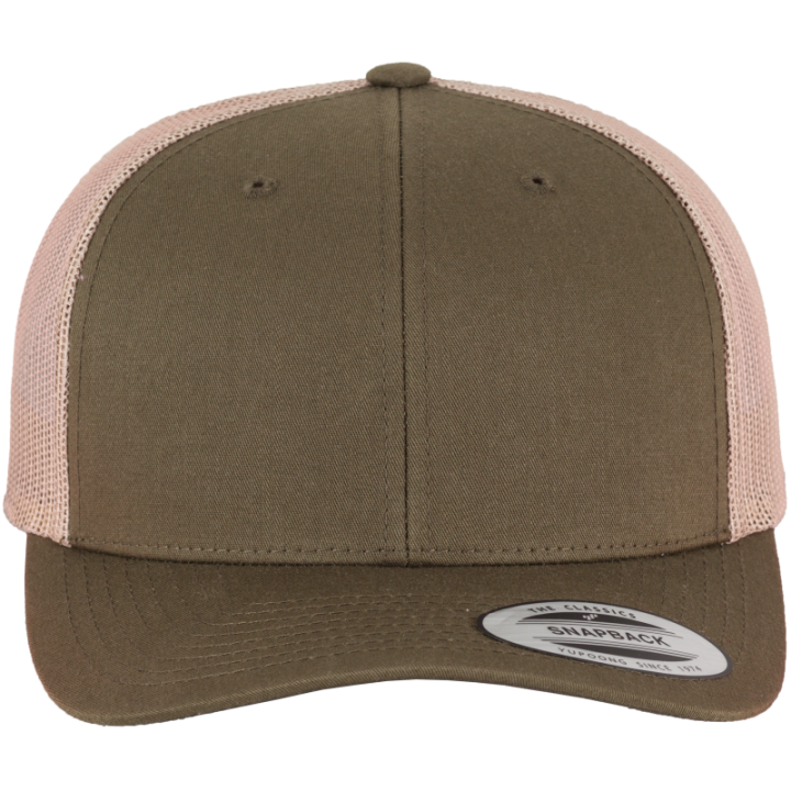 Casquette retro trucker bicolore