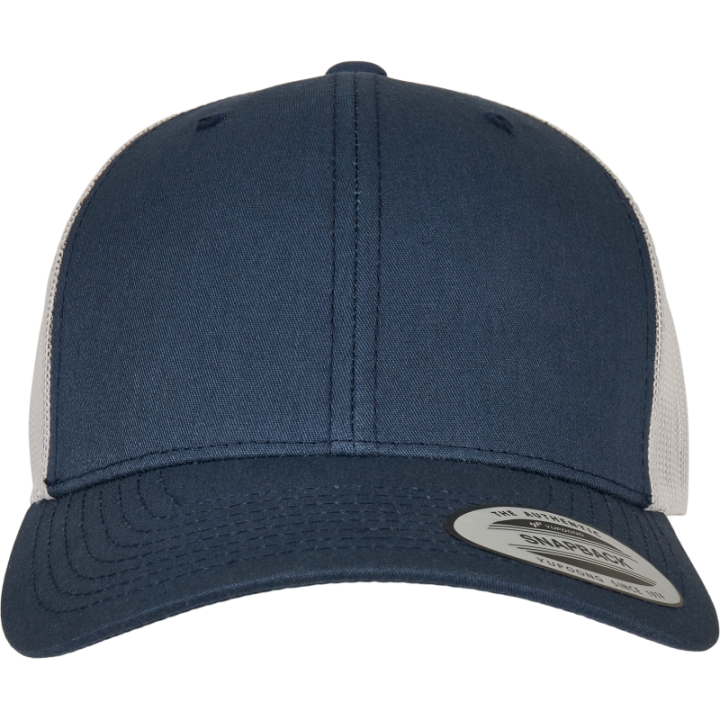 Casquette retro trucker bicolore