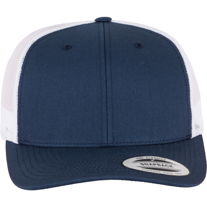 Casquette retro trucker bicolore