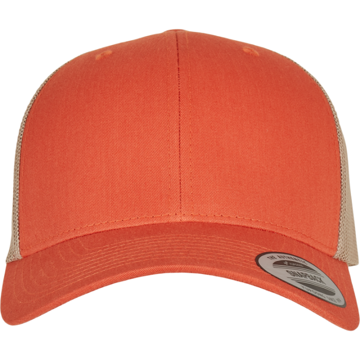 Casquette retro trucker bicolore
