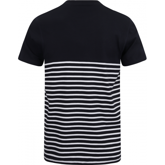 T-shirt breton à manches courtes