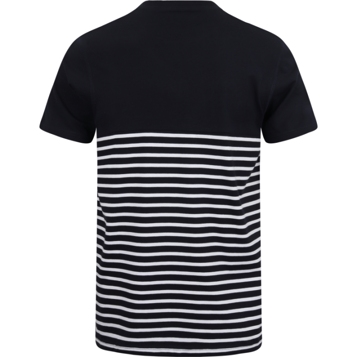 T-shirt breton à manches courtes