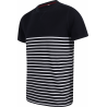 T-shirt breton à manches courtes