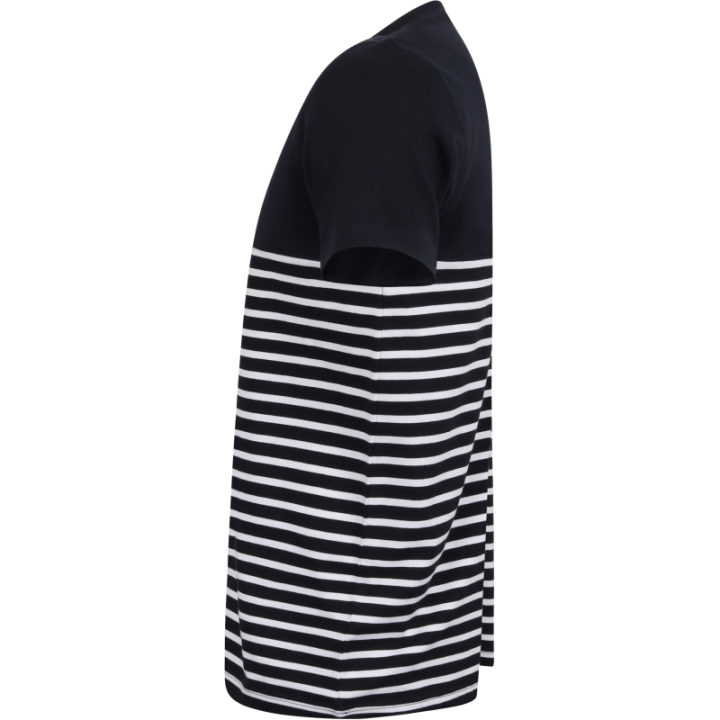 T-shirt breton à manches courtes