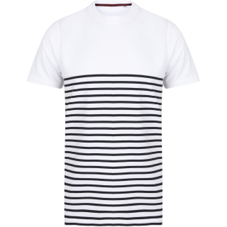 T-shirt breton à manches courtes