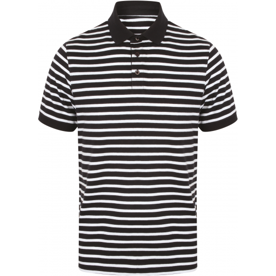 Polo jersey à rayures