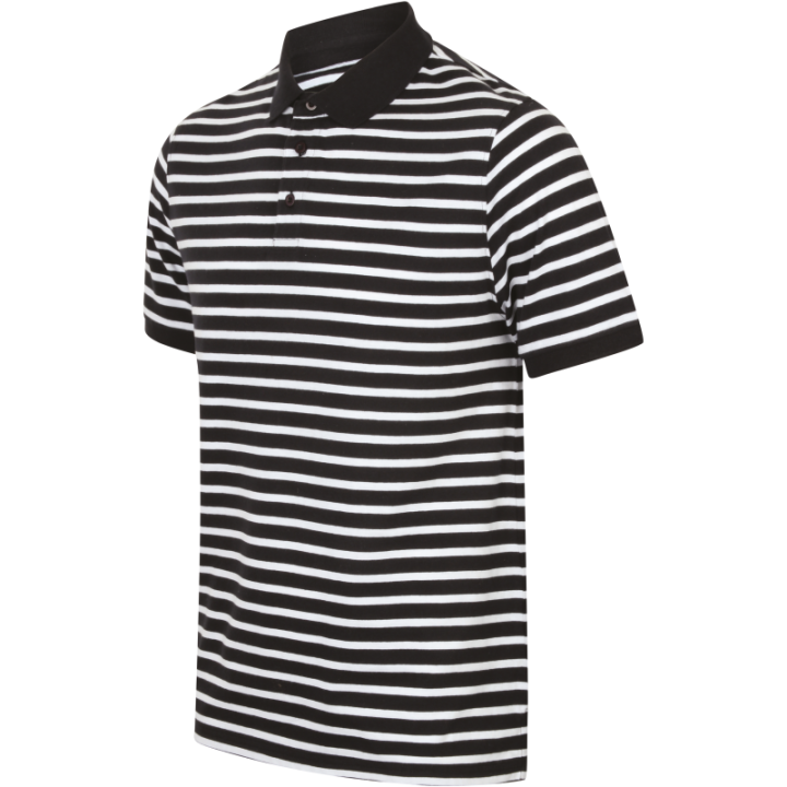 Polo jersey à rayures