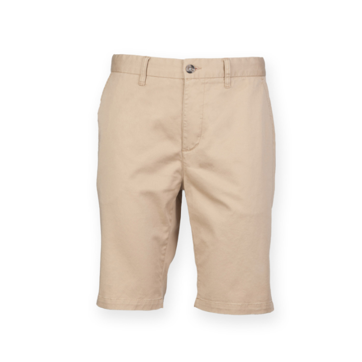 Short chino stretch homme