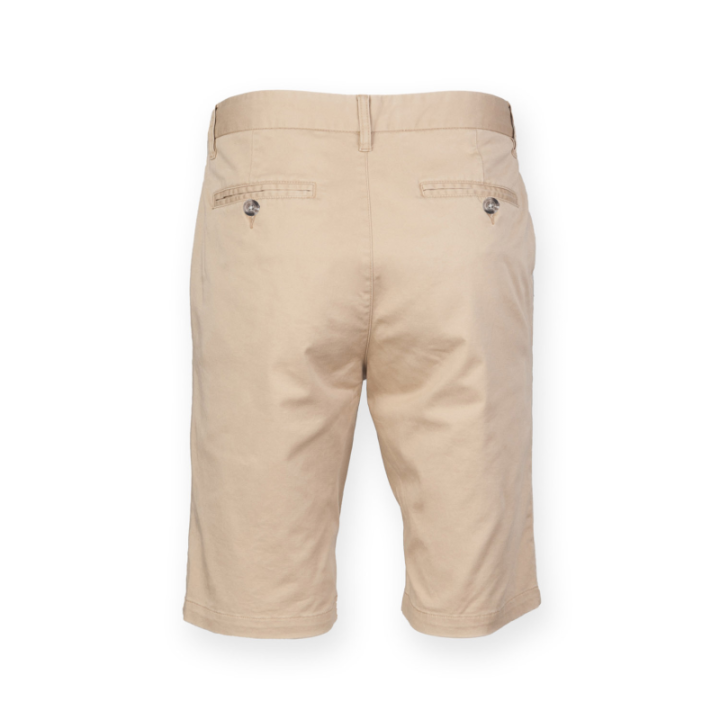 Short chino stretch homme