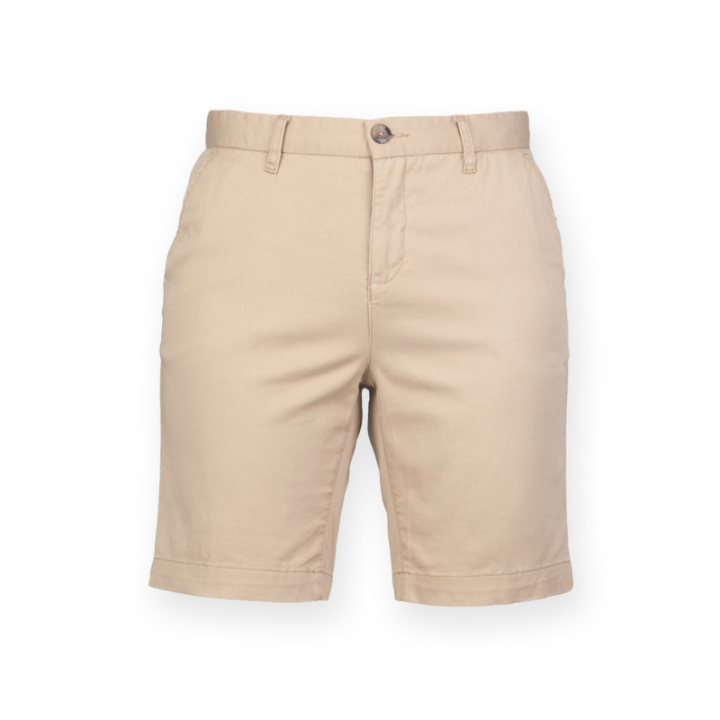 Short chino stretch femme