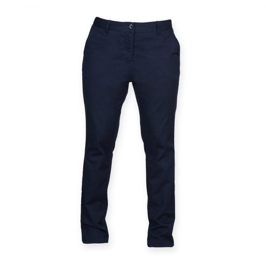 Pantalon chino stretch femme