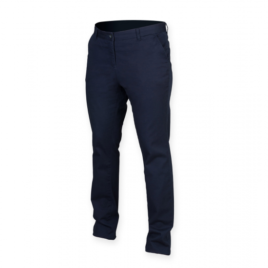 Pantalon chino stretch femme