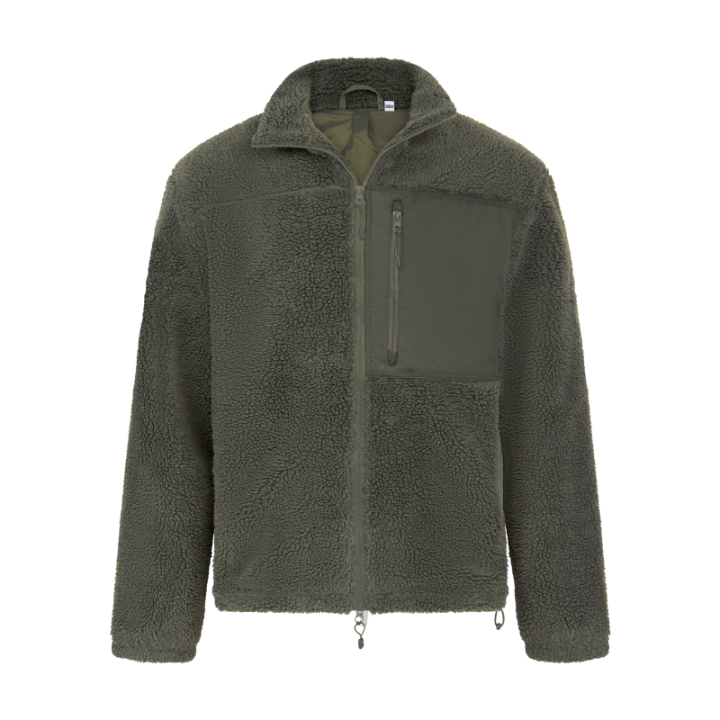 Polaire doublée en Sherpa recyclée