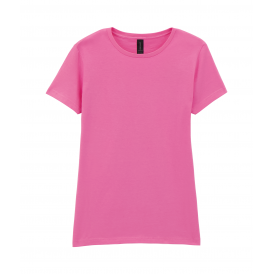 T-shirt femme Gildan Softstyle GI6400L 100 % coton ring-spun ~153 g/m²