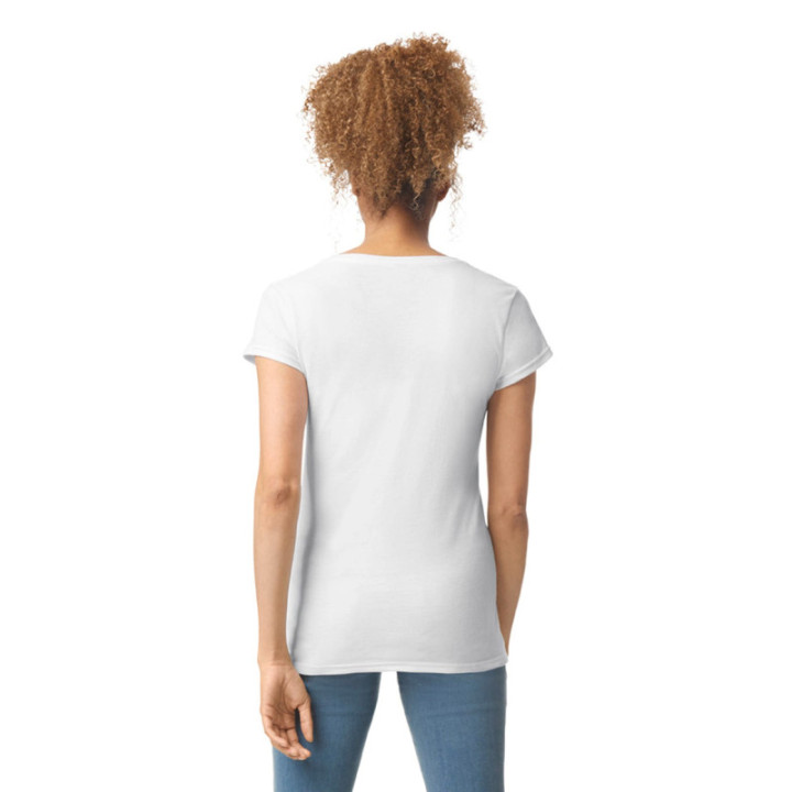 T-shirt femme col v gildan