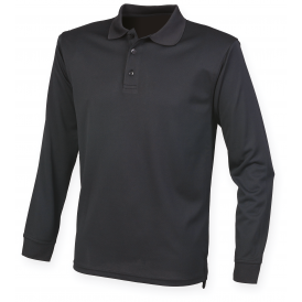 Polo homme manches longues respirant en Cool Plus (2)