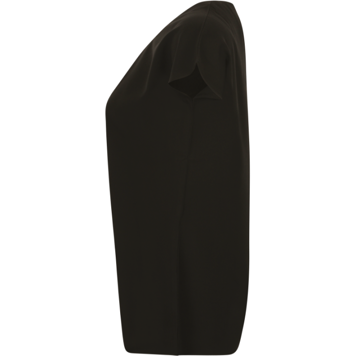 Top col plissé femme