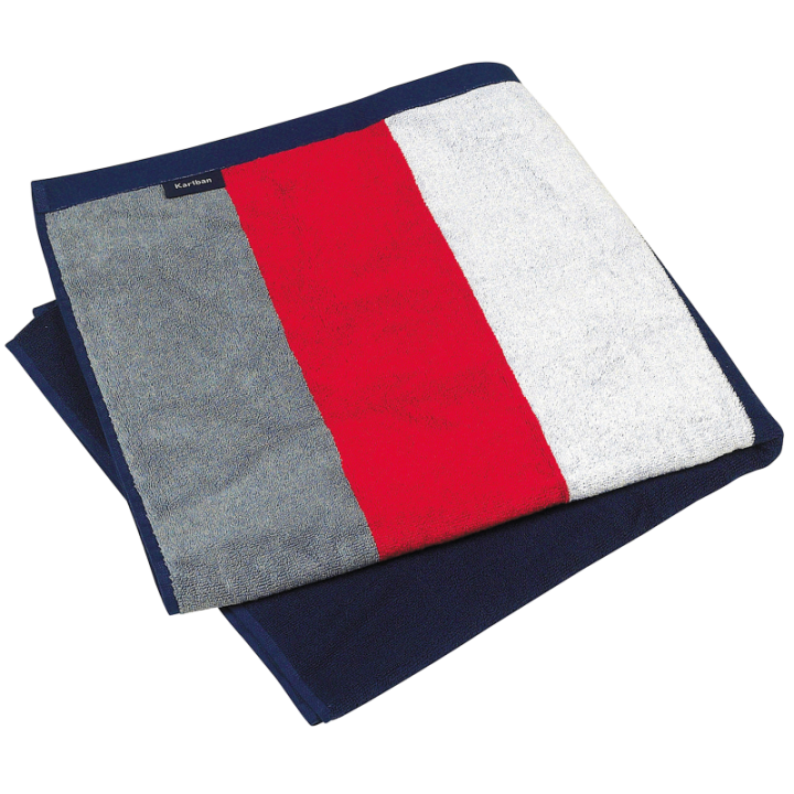 Drap de plage jacquard striped towel kariban
