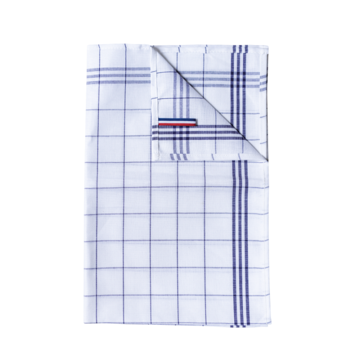 Essuie-verres à carreaux 80 cm x 53 cm Fabriqué en France
