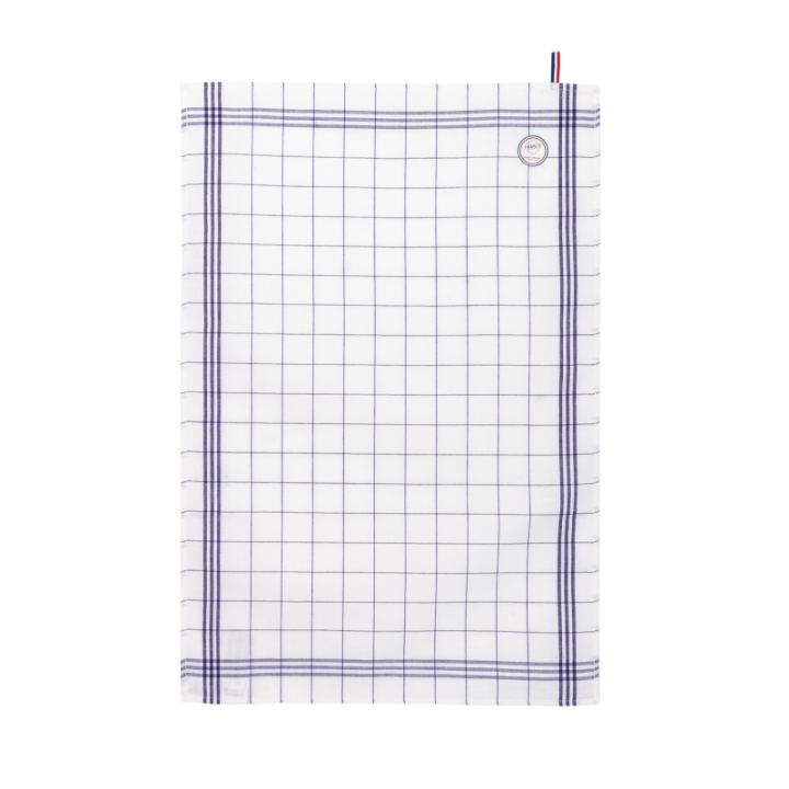 Essuie-verres à carreaux 80 cm x 53 cm Fabriqué en France