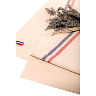 Essuie-vaisselle 2 rayures 82 cm x 48 cm Fabriqué en France