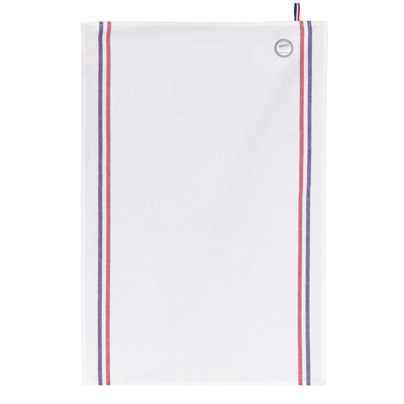 Essuie-vaisselle 2 rayures 82 cm x 48 cm Fabriqué en France