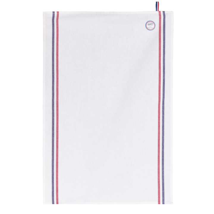 Essuie-vaisselle 2 rayures 82 cm x 48 cm Fabriqué en France