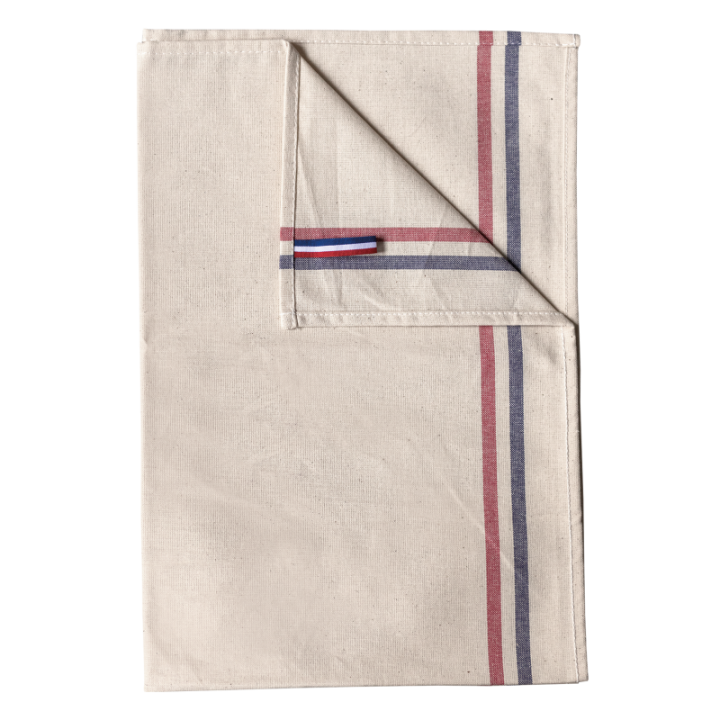 Essuie-vaisselle 2 rayures 82 cm x 48 cm Fabriqué en France