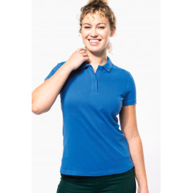 Polo en maille piqué pour femme