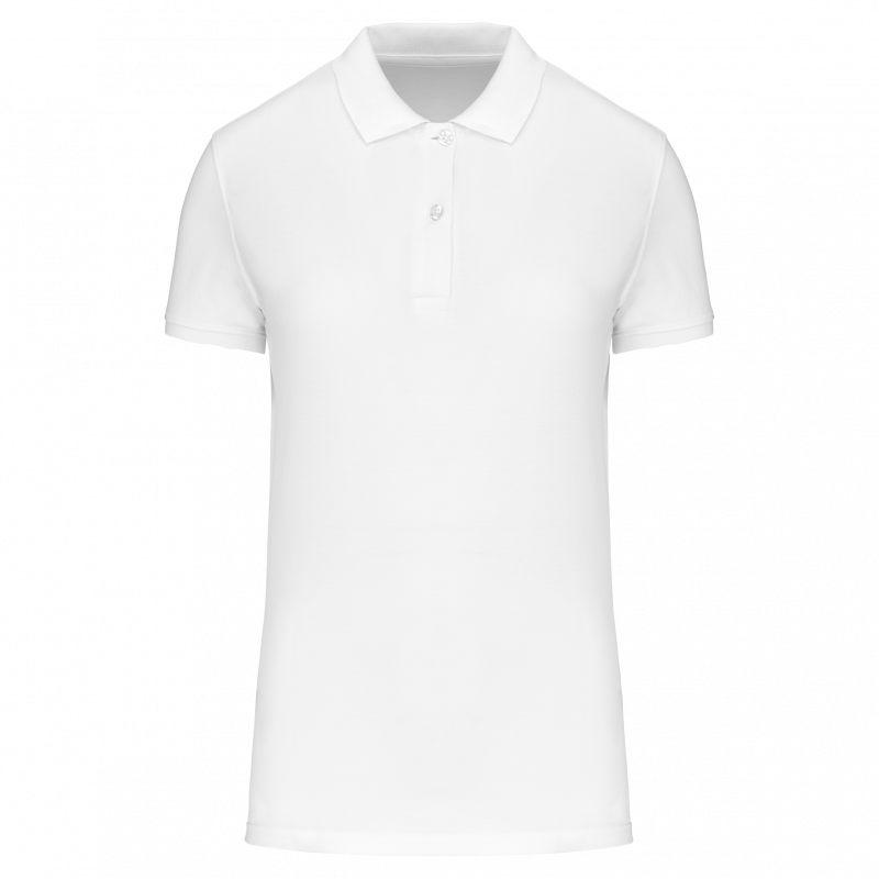 Polo en maille piqué pour femme